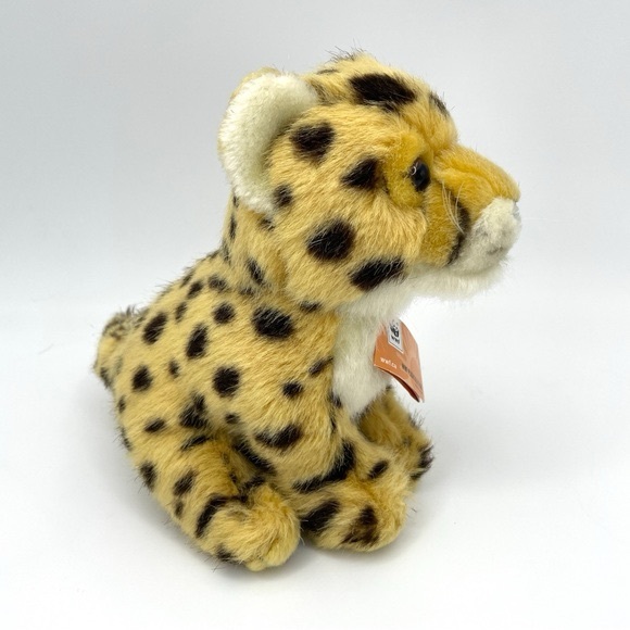 Vtg WWF World Wildlife Fund 1986 Cheetah Leopard Plush - Picture 3 of 6